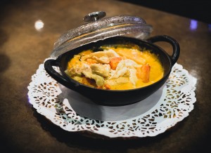 Poulet curry thai